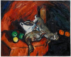 Robertine De Vooght (1904-1979) - Mid 20th Century Oil, Still Life with Game