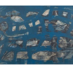 Rocce a Mgarr, dipinto olio su tavola di Philip Jones, 1999