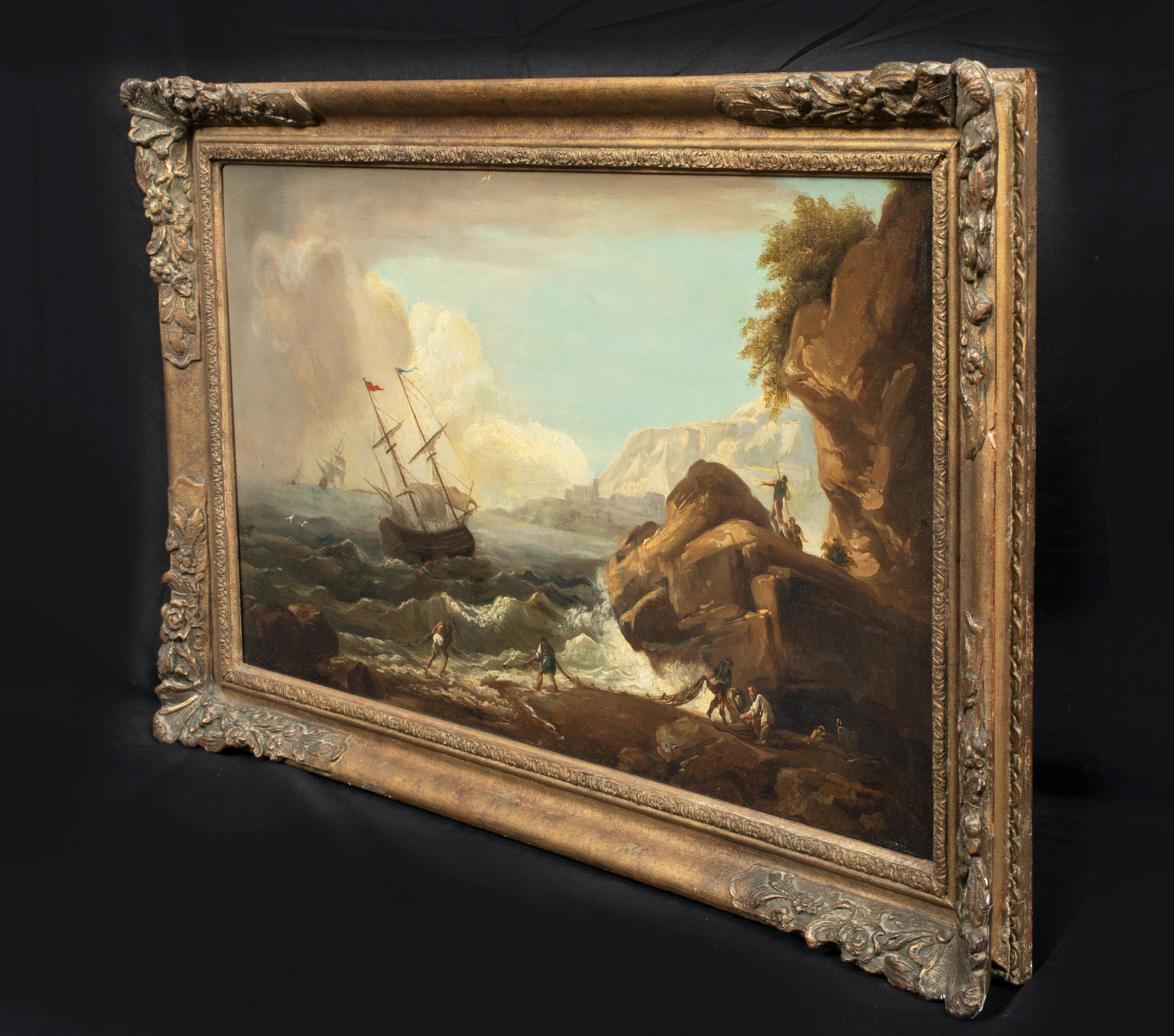 Rocky Coastal Scene, 18th Century  For Sale 1
