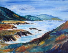 Rocky Point - Vintage Big Sur Landscape, Original California Painting
