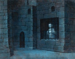 Rococò French painter - 18th century figure painting - Joseph in prison