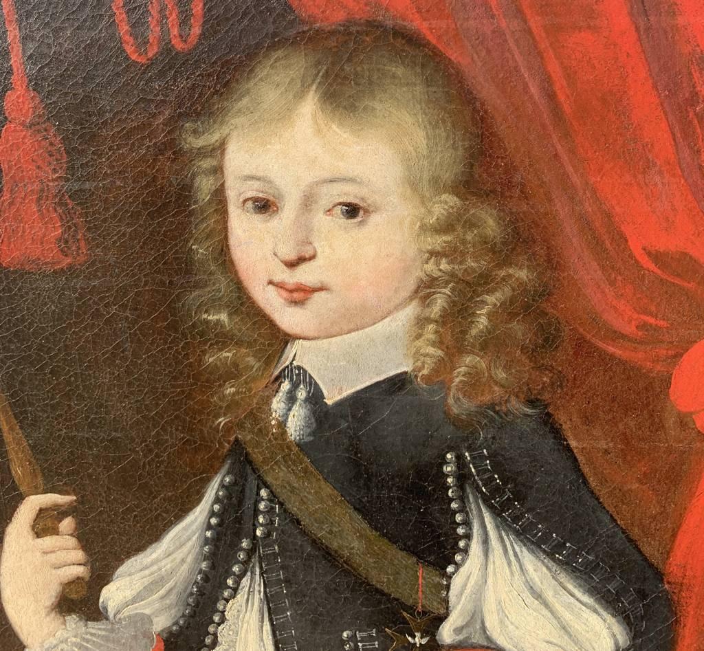 French painter (18th century) - Portrait of Louis XV as a child.

64.5 x 49.5 cm.

Antique oil painting on canvas, without frame.

Condition report: Lined canvas. Good state of conservation of the pictorial surface, there are signs of superficial