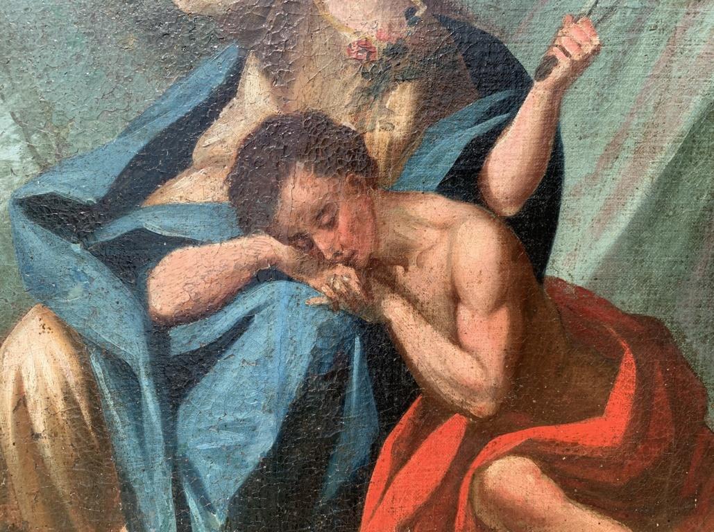 Masterly (école italienne) - Peinture de figures du XVIIIe siècle - Samson Dalila  en vente 2
