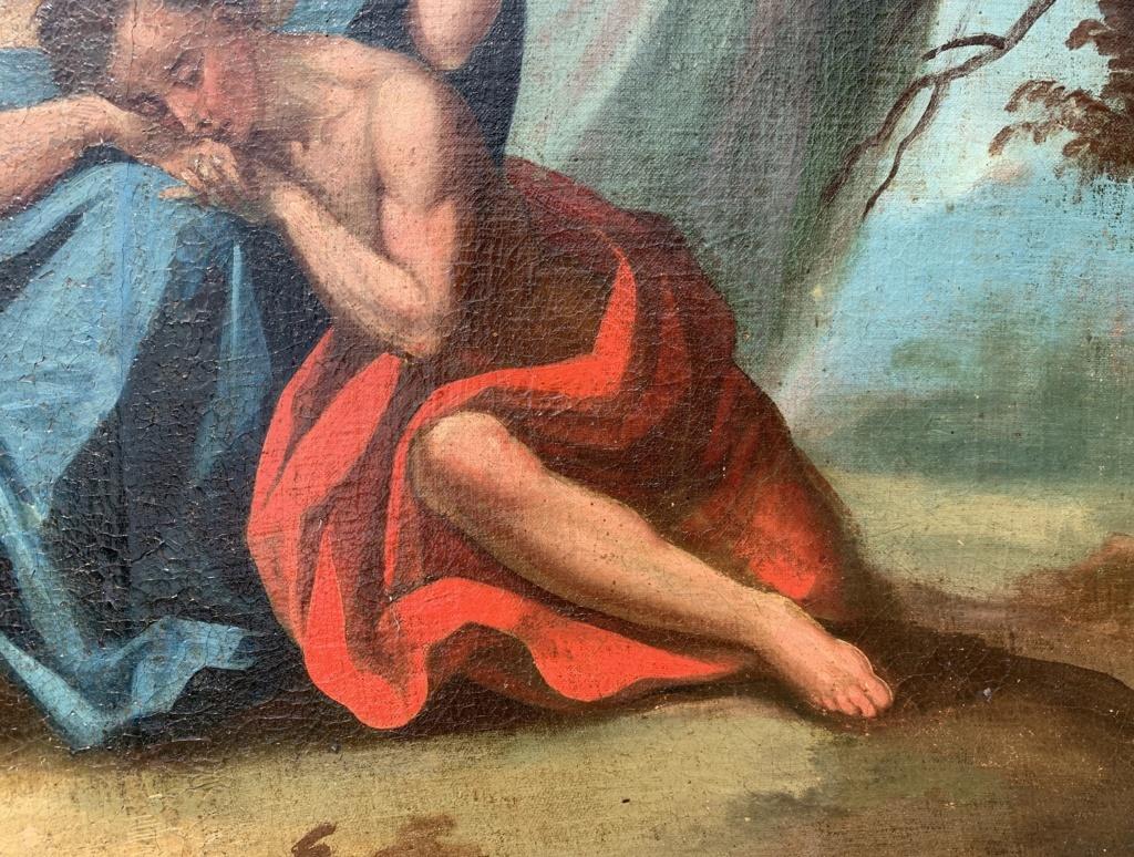 Masterly (école italienne) - Peinture de figures du XVIIIe siècle - Samson Dalila  en vente 4