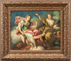 Rococò Pittore italiano - Pittura di figura del 18/19° secolo - Allegoria