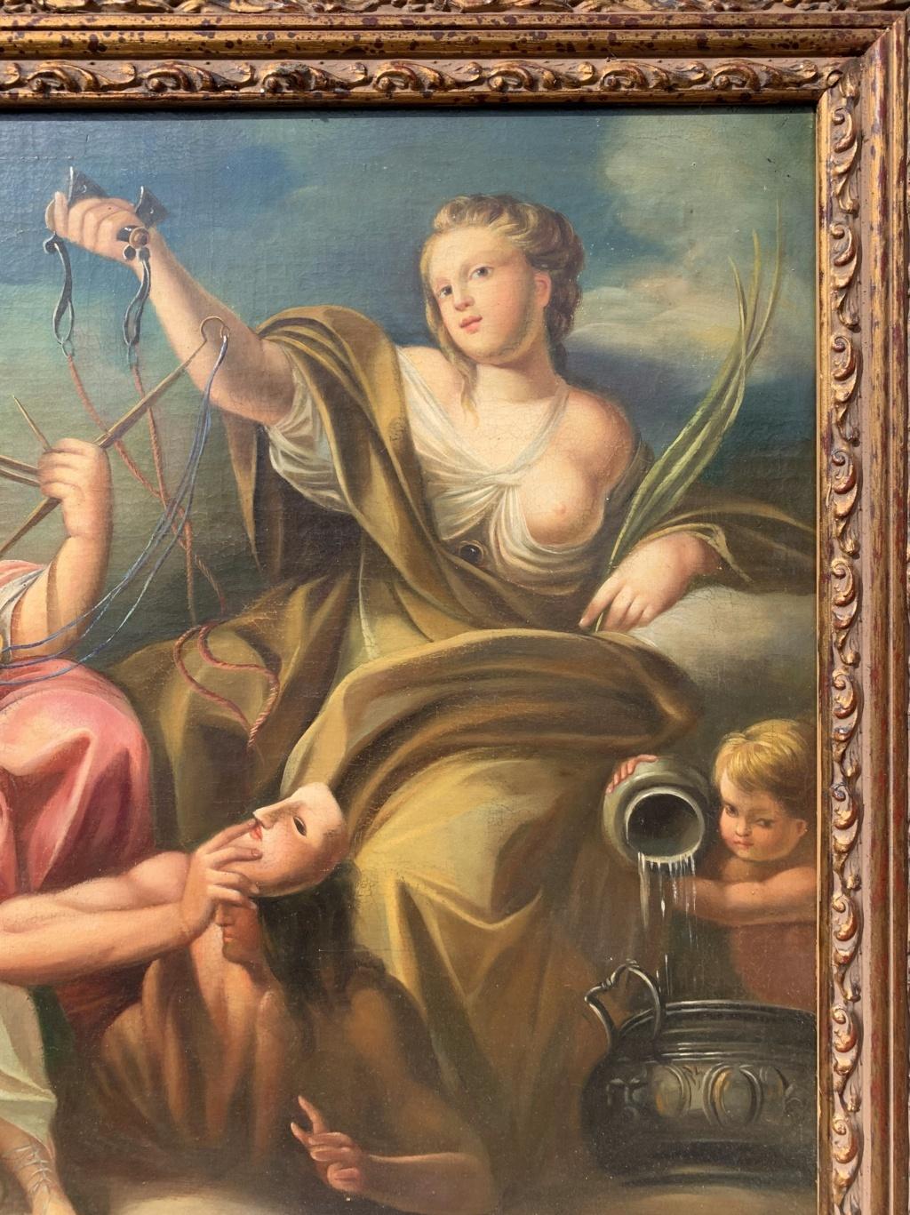 Rococò Pittore italiano - Pittura di figura del 18/19° secolo - Allegoria 2