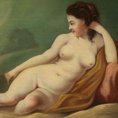 Rococò Pittore italiano - Pittura di figura del XVIII/XIX secolo - Nudo femminile