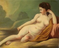 Rococò Italian painter - 18th/19th century figure painting - Nude female
