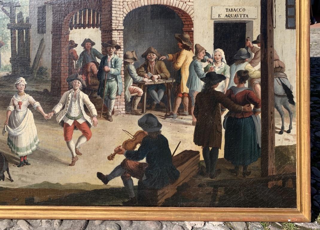 Maître actif dans le Piémont (daté de 1782) - Taverne 
