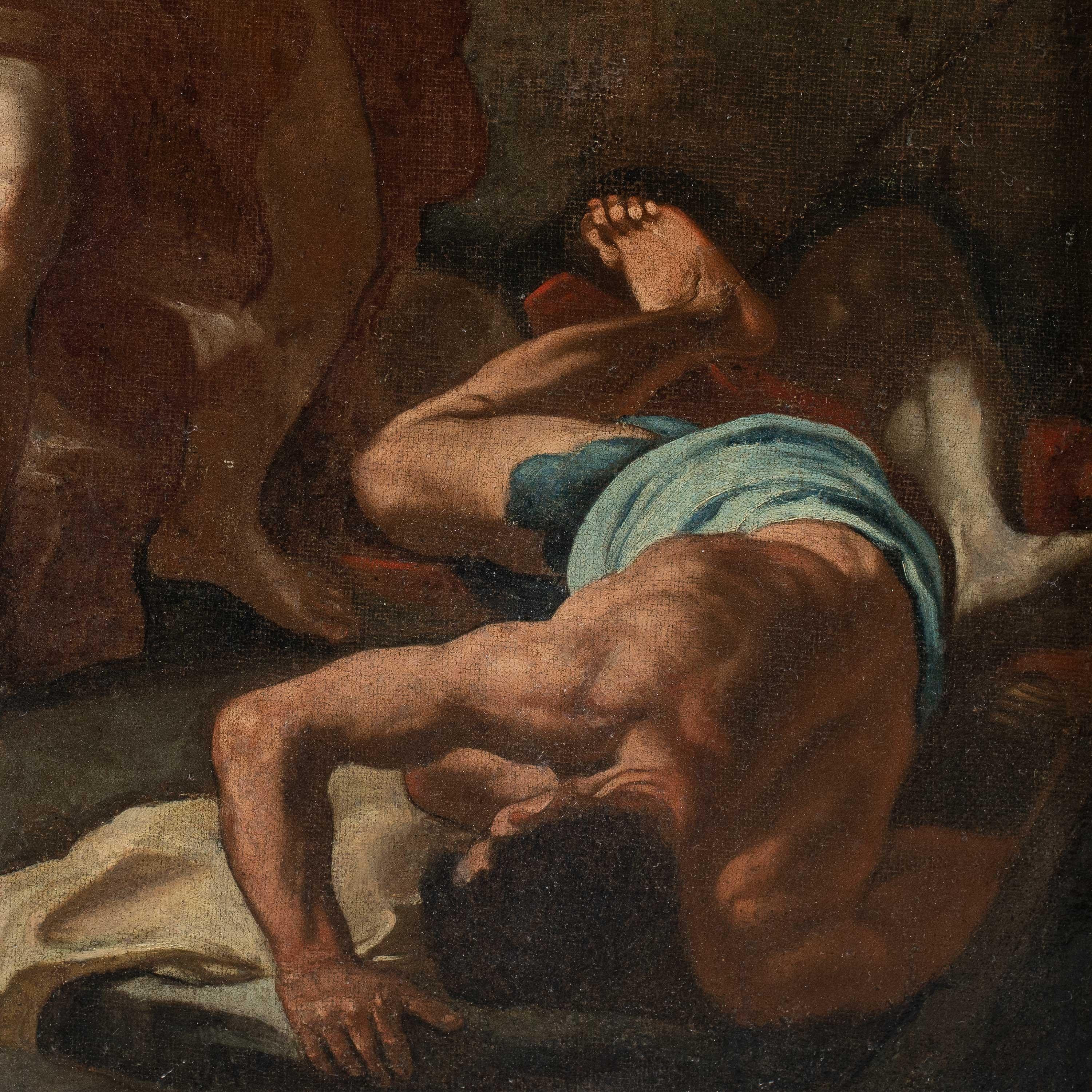 Rococò pittore napoletano - Pittura di figura del XVIII secolo - Allegoria dell'America - Painting Barocco di Unknown
