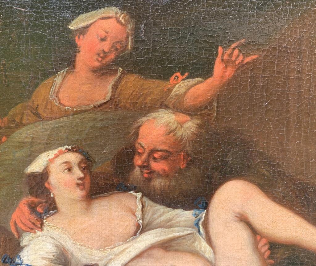 Pittore Rococò (scuola veneziana) - Pittura di figura del XVIII secolo - Scena erotica 1