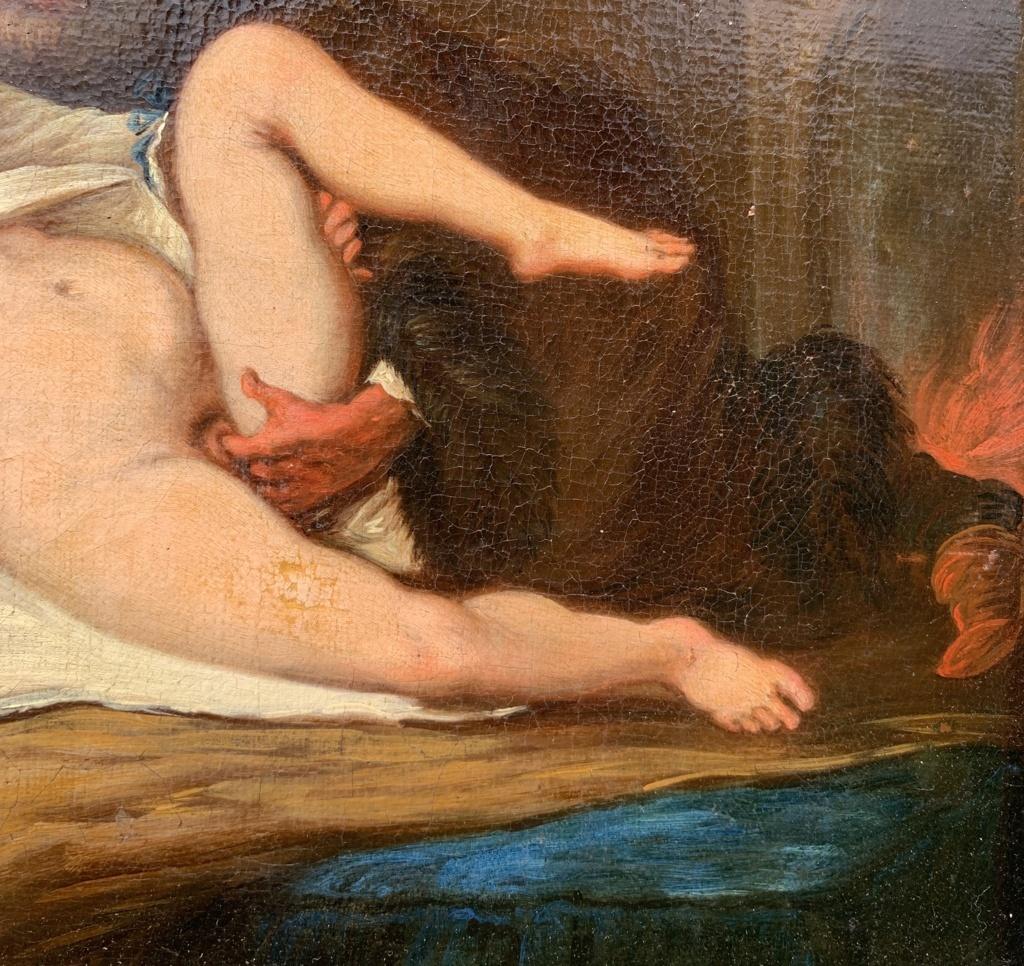 Pittore Rococò (scuola veneziana) - Pittura di figura del XVIII secolo - Scena erotica 2