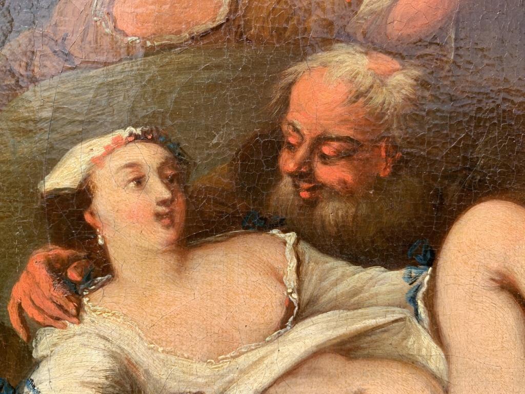 Pittore Rococò (scuola veneziana) - Pittura di figura del XVIII secolo - Scena erotica 3