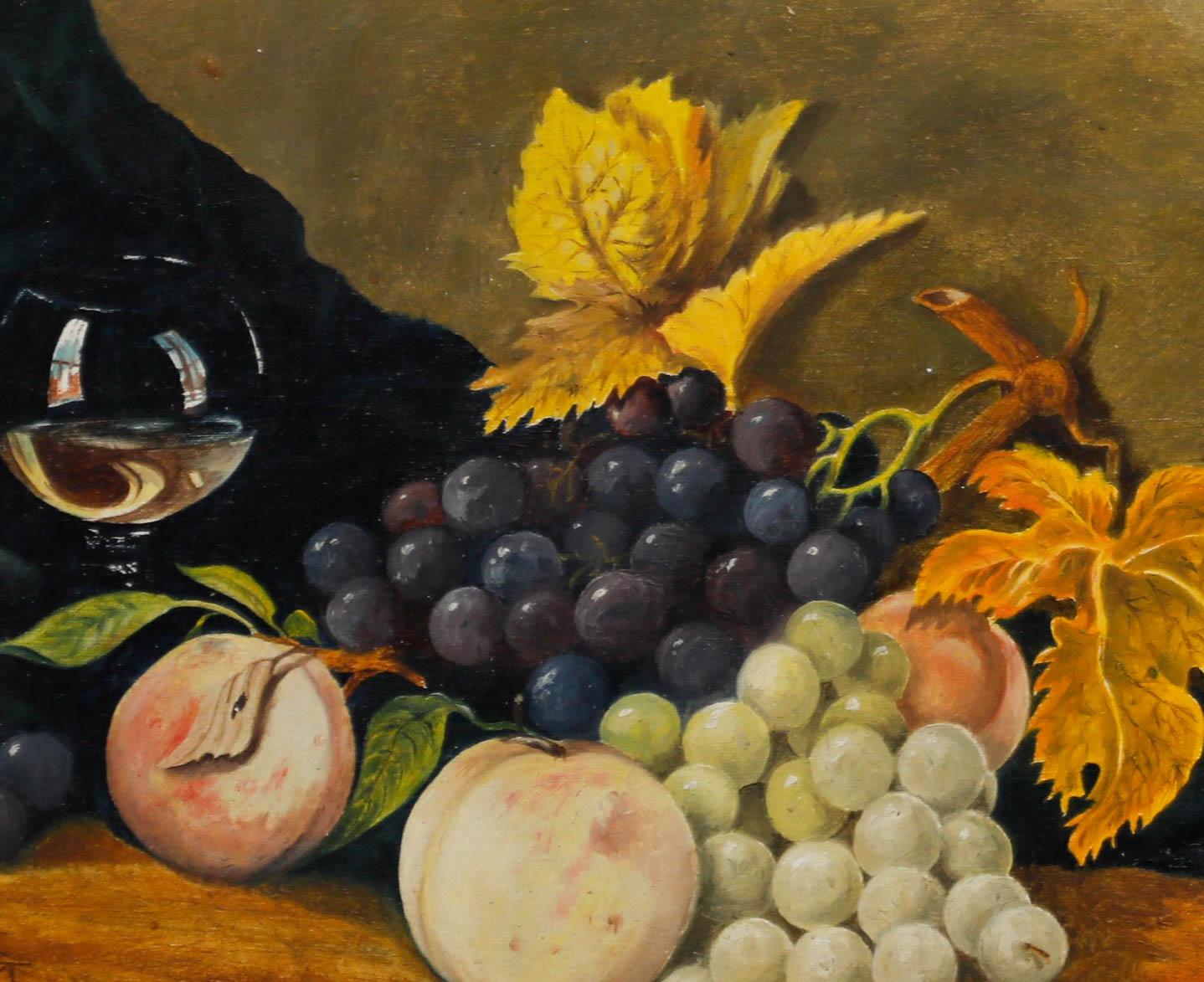 Roger Lovell – Ölgemälde, Stillleben mit Früchten, 20. Jahrhundert – Painting von Unknown