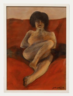 Roland Jarvis (1926-2016) - c.1980 Acrylic, Nude Study