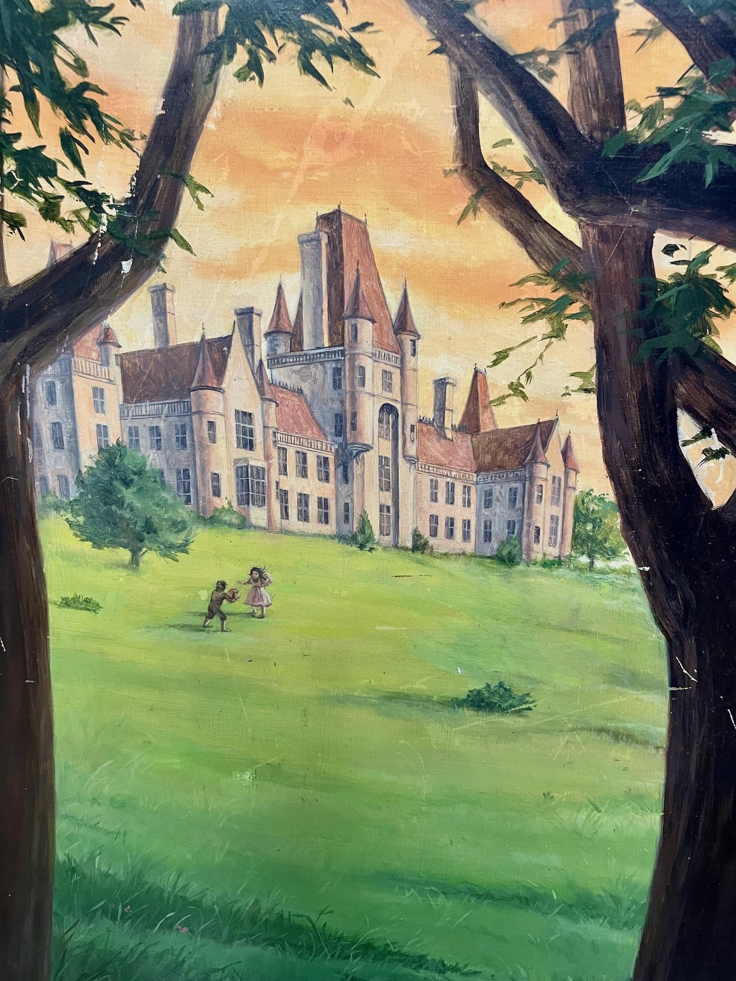 Romance Novel-Cover-Illustration (Sonstige Kunststile), Painting, von Unknown
