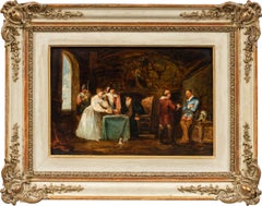 Romantic Italian painter - 19th century figure painting - Historical scene
