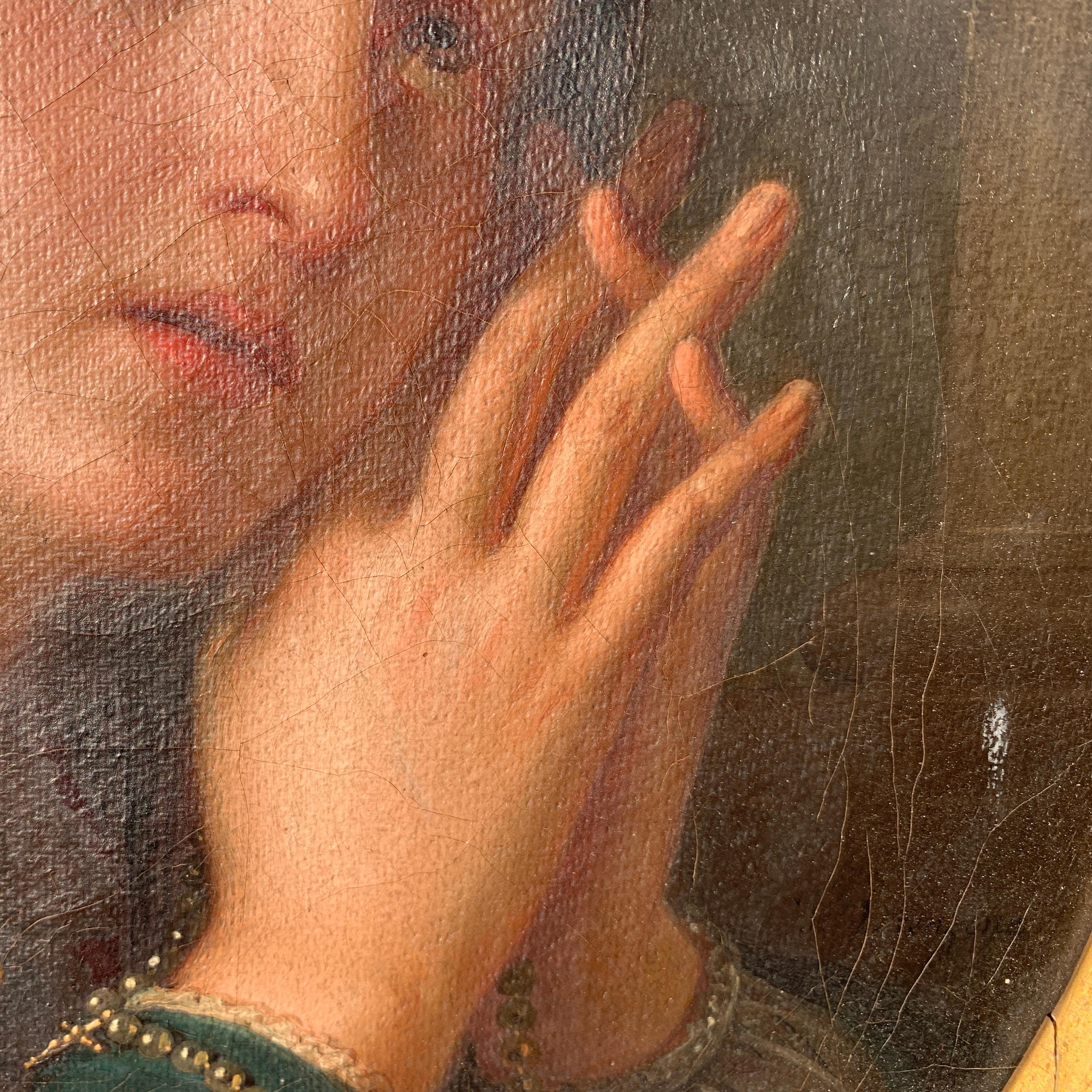 Pittore romantico (scuola italiana) - Pittura di figura del primo Ottocento - Preghiera 3