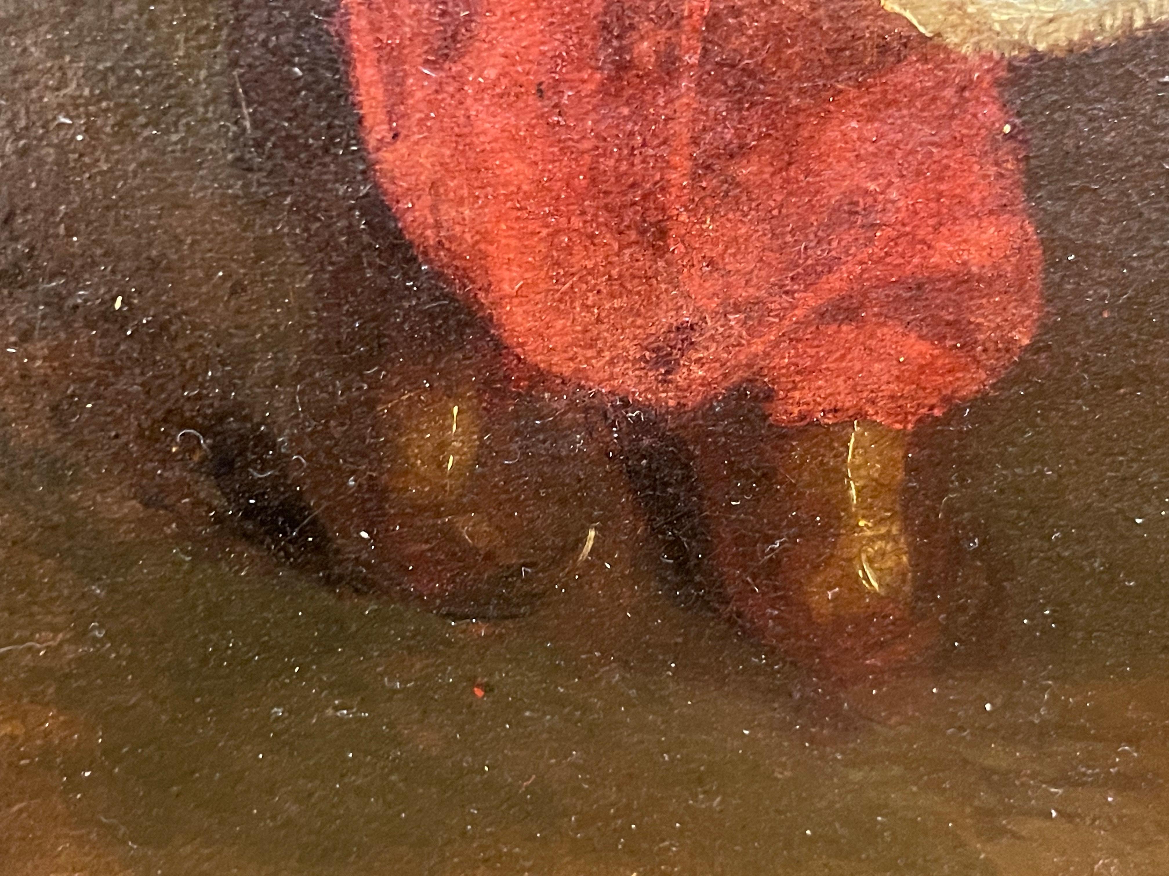 Romantisches Porträt einer Frau in orientalischer Kleidung zwischen griechischen Ruinen, um 1840 im Angebot 8