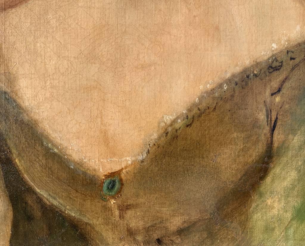 Pittore italiano del Romanticismo - Pittura di figura del XIX secolo - Ritratto di ragazza 4