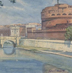 Vintage Rome - Drawing by Viktor T - 1997