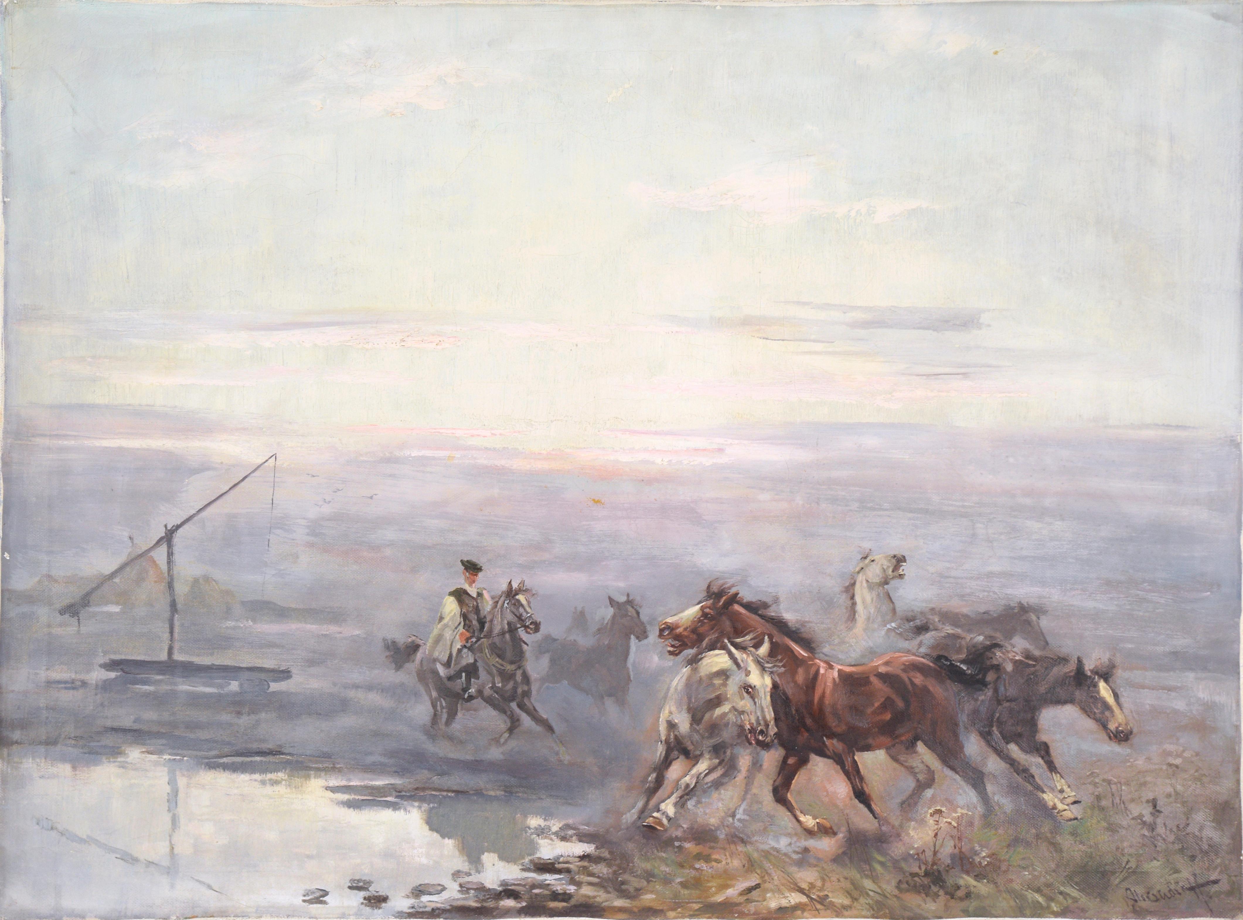 Rounding Up the Horses - Caballero