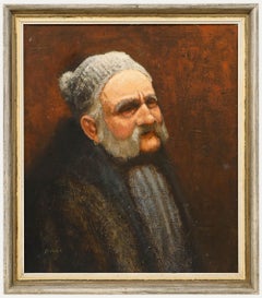 Roy Ray (1936-1921) - 1971 Oil, The Penzance Organ Grinder