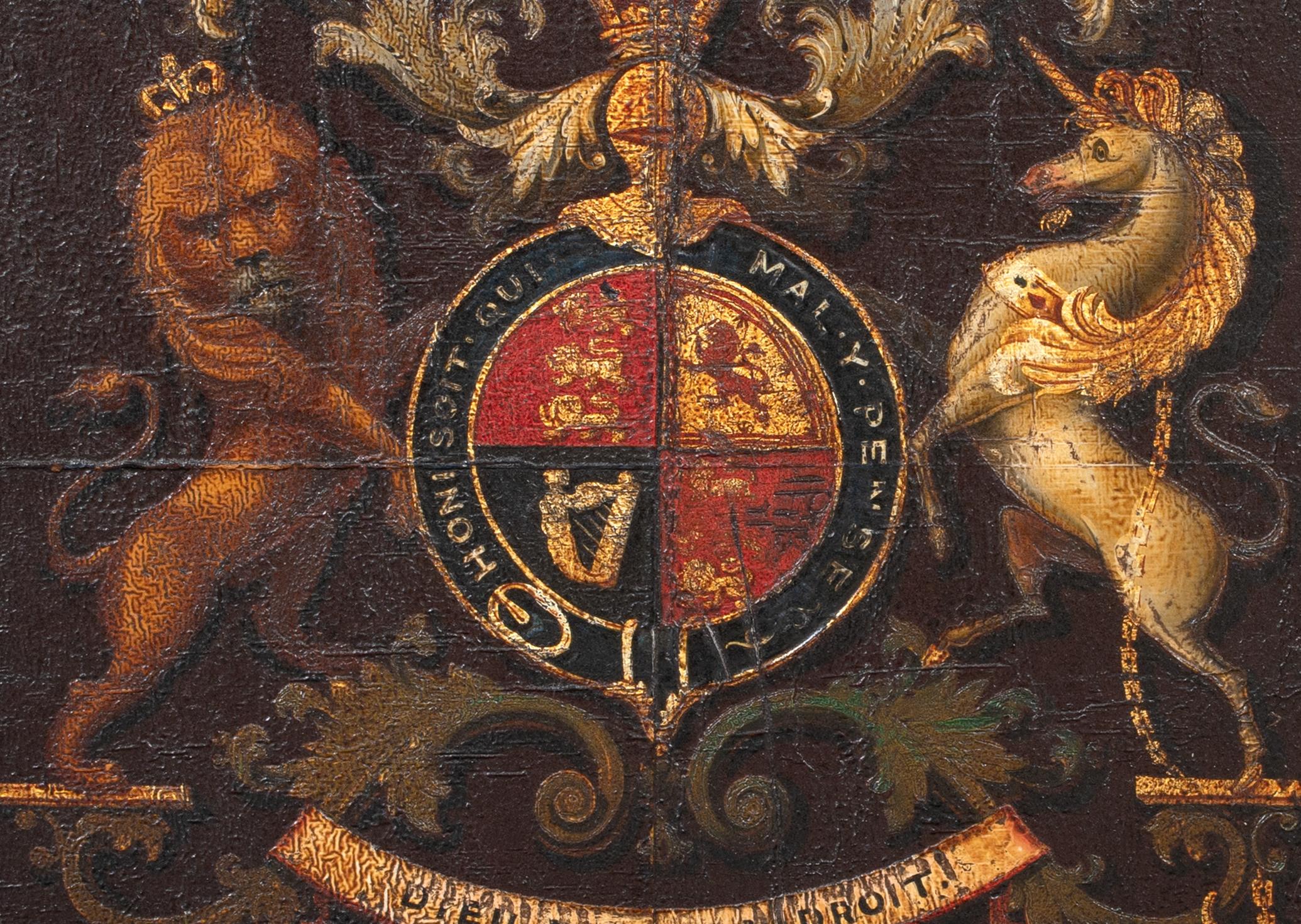 Royal Coat Of Arms, King William III, William Of Orange, 17th Century  For Sale 2