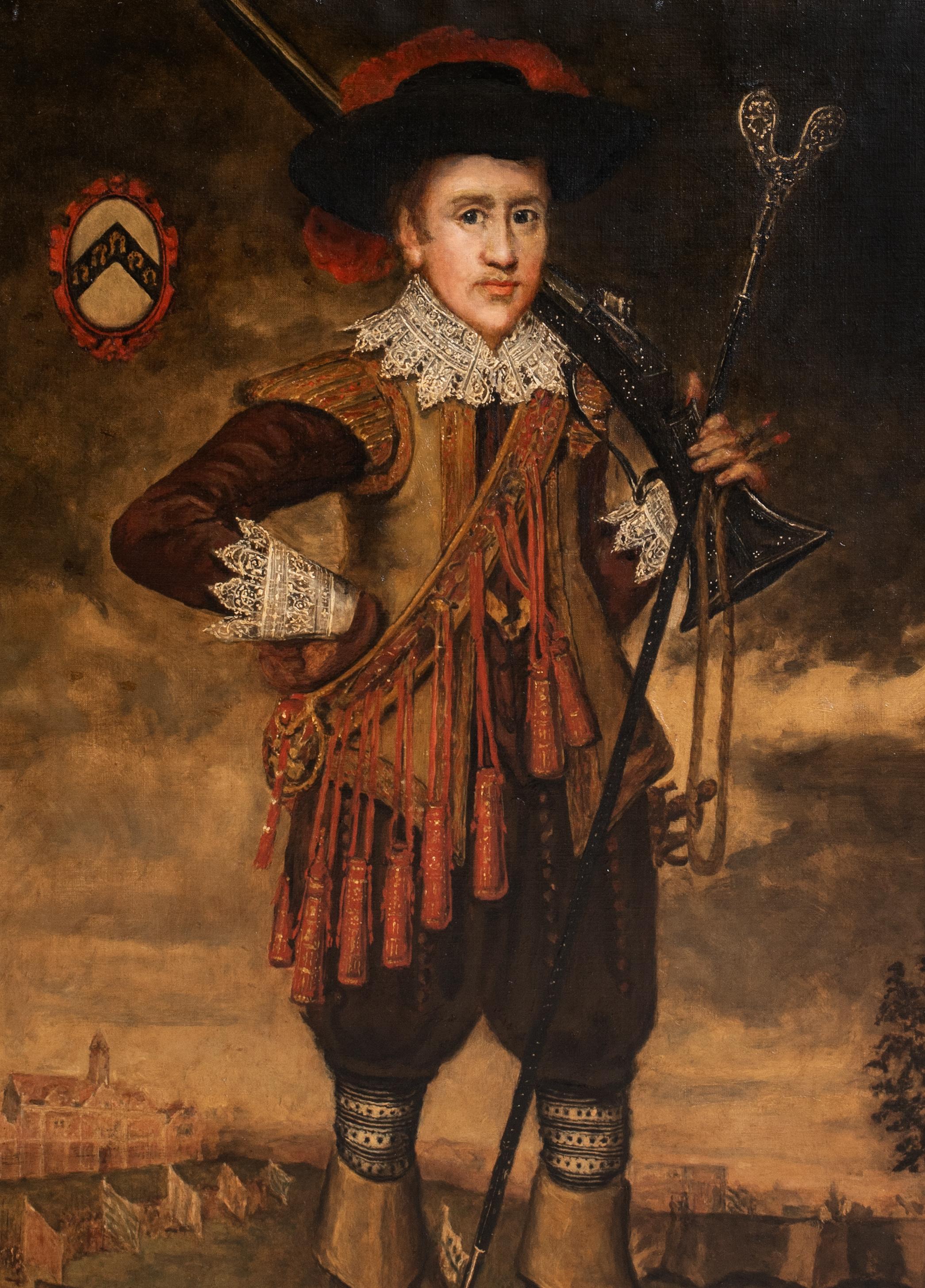 Royalist Portrait of Sir Nicholas Crispe 1st Baronet (1599-1666)  English School 1