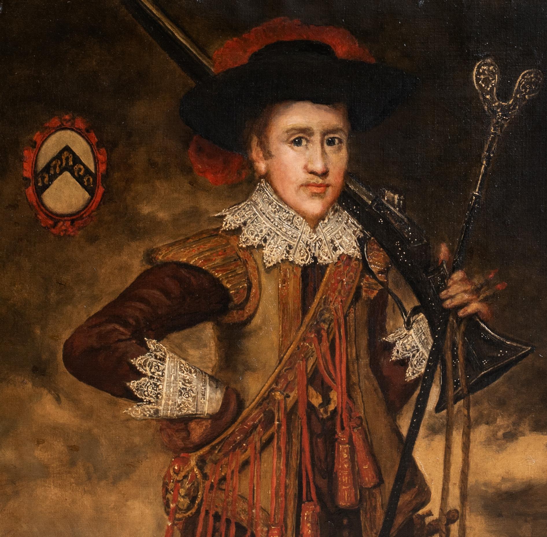 Royalist Portrait of Sir Nicholas Crispe 1st Baronet (1599-1666)  English School 4