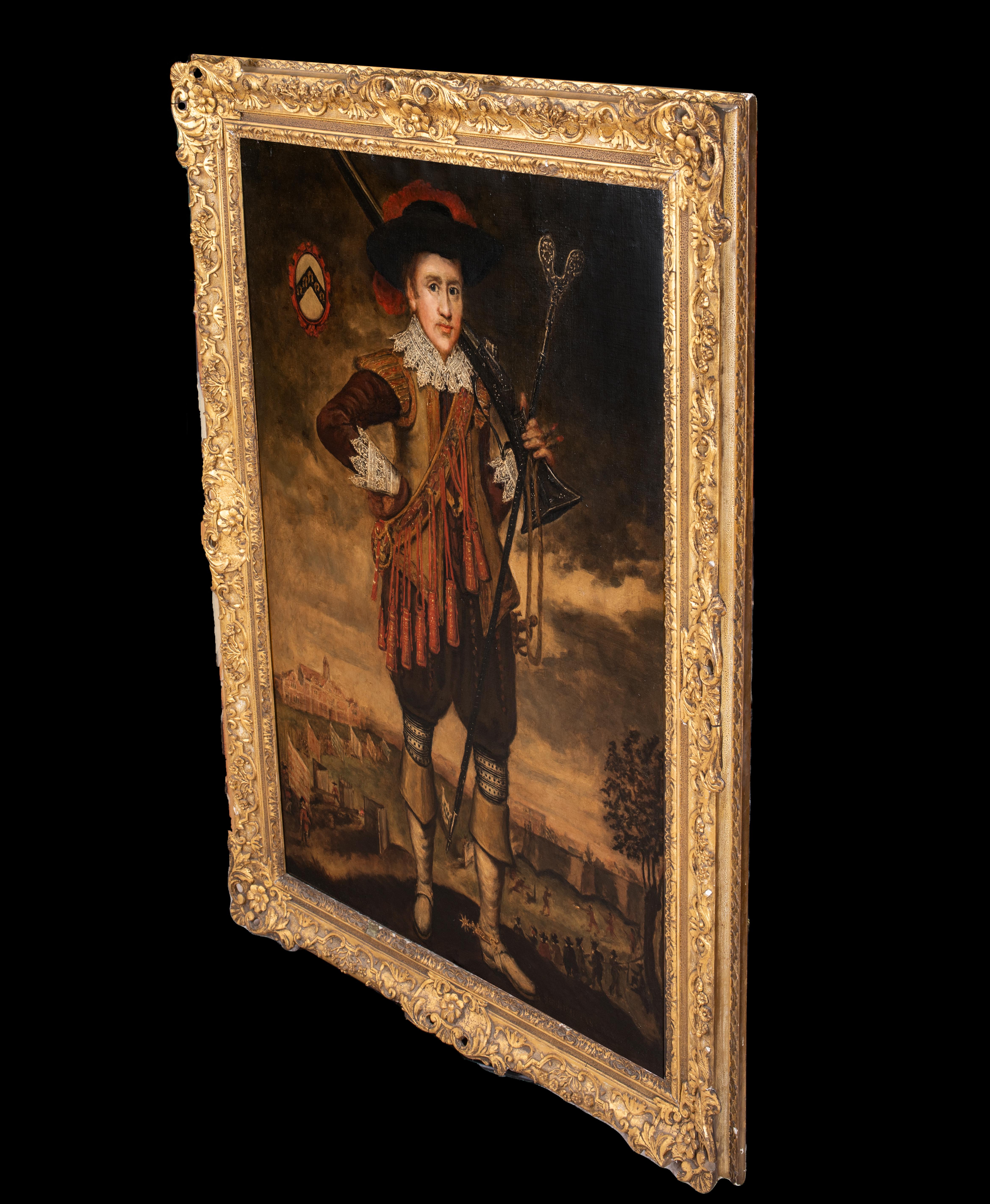 Royalist Portrait of Sir Nicholas Crispe 1st Baronet (1599-1666)  English School 5