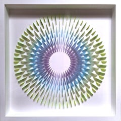 Rozetta Translucent VBG - contemporary modern abstract geometric paper relief