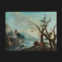 Rural Italian Landscape Painting — Central Italy Painter