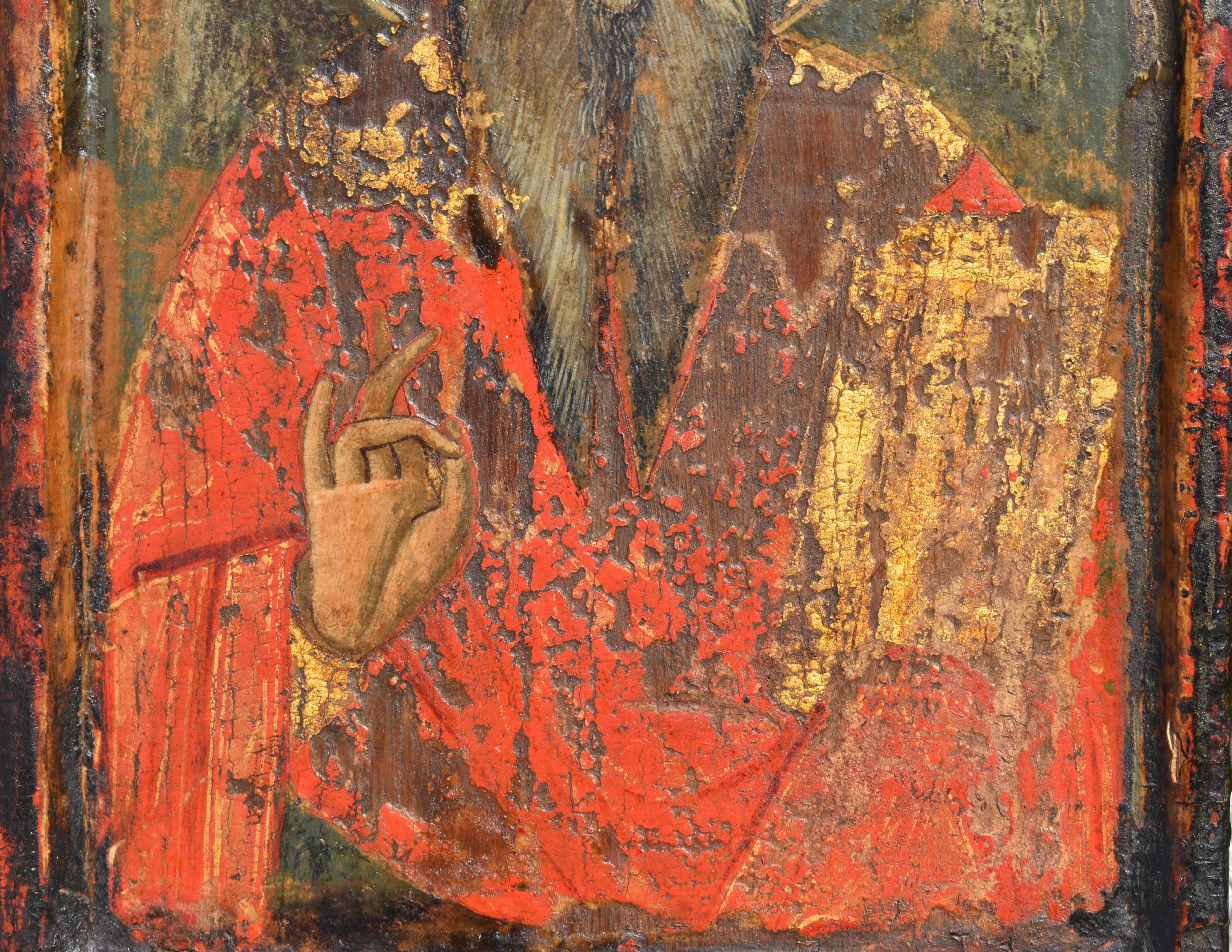 Icona ortodossa russa della fine del 19°/20° secolo - Painting Rinascimento di Unknown