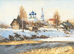 Huile contemporaine de l'école russe - Becha