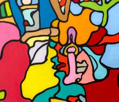 Ruth Mollo Ohne Titel Acryl auf Leinwand, 1975
