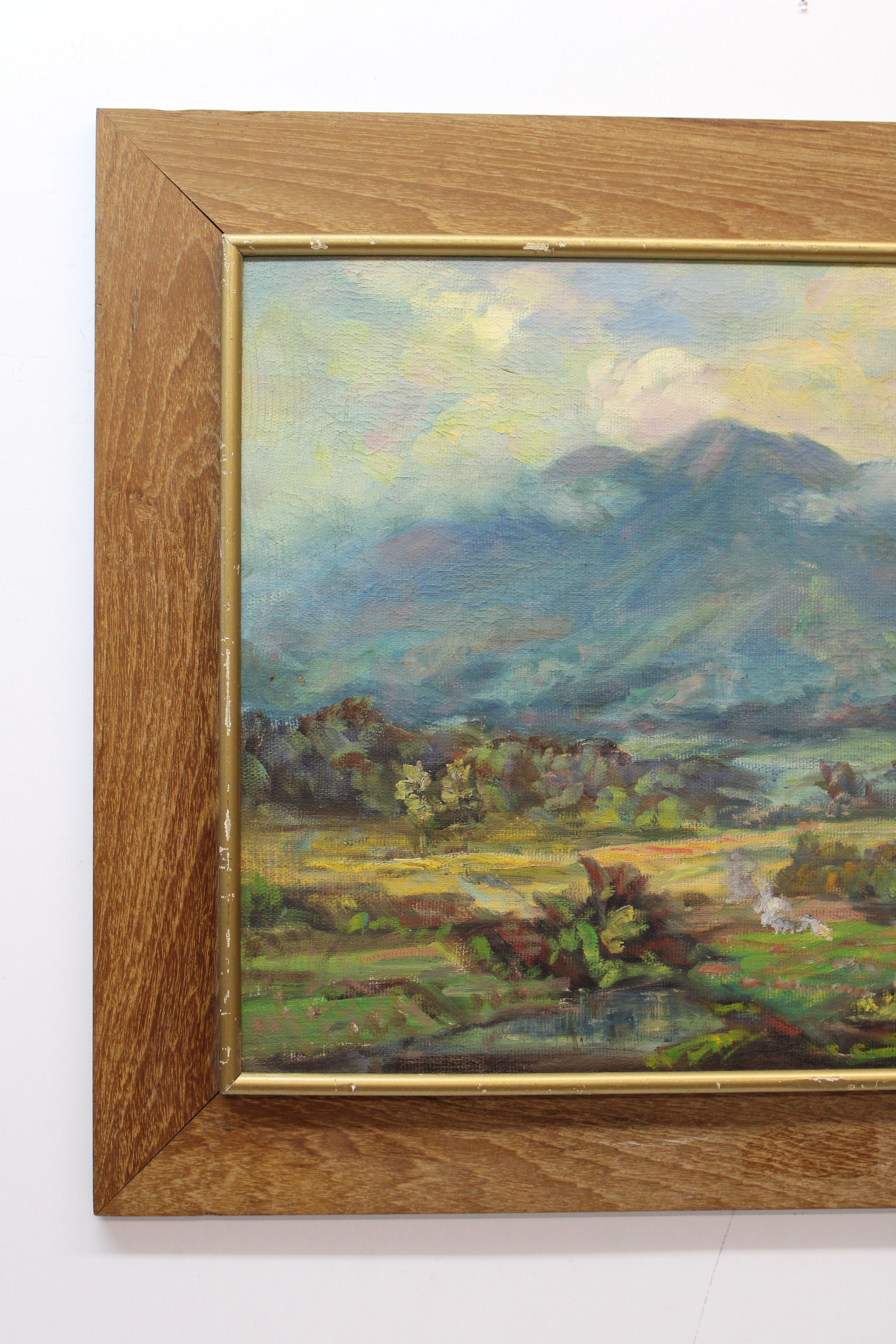 S. Djuprijany Paisaje indonesio - Painting Impresionista de Unknown
