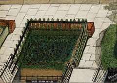 S. Stuart - Olio del 1961, Iris Grow Wild