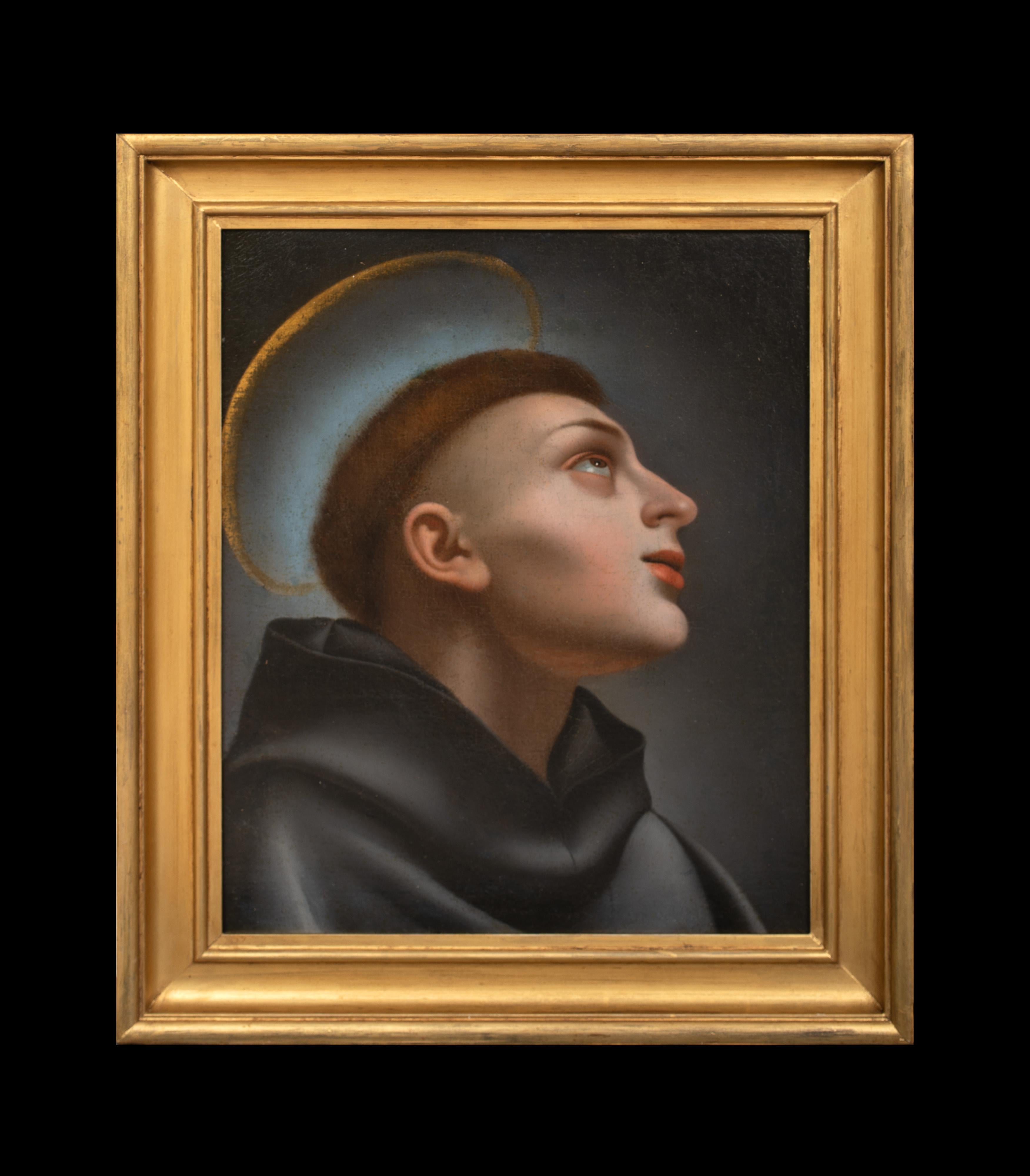 Saint Anthony Of Padua, 17th Century  Circle of CARLO DOLCI (1616-1686) - Painting by Unknown