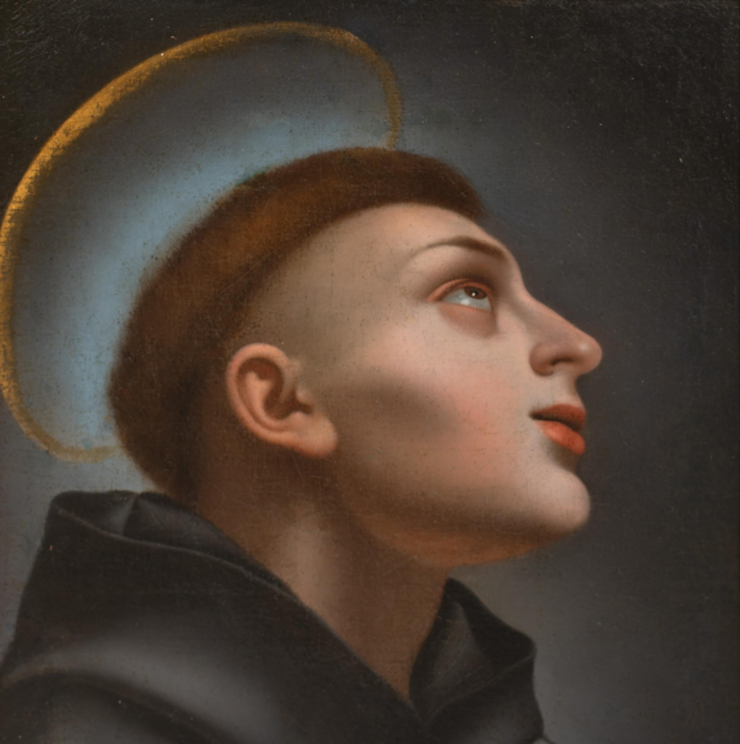 Saint Anthony Of Padua, 17th Century  Circle of CARLO DOLCI (1616-1686) For Sale 1