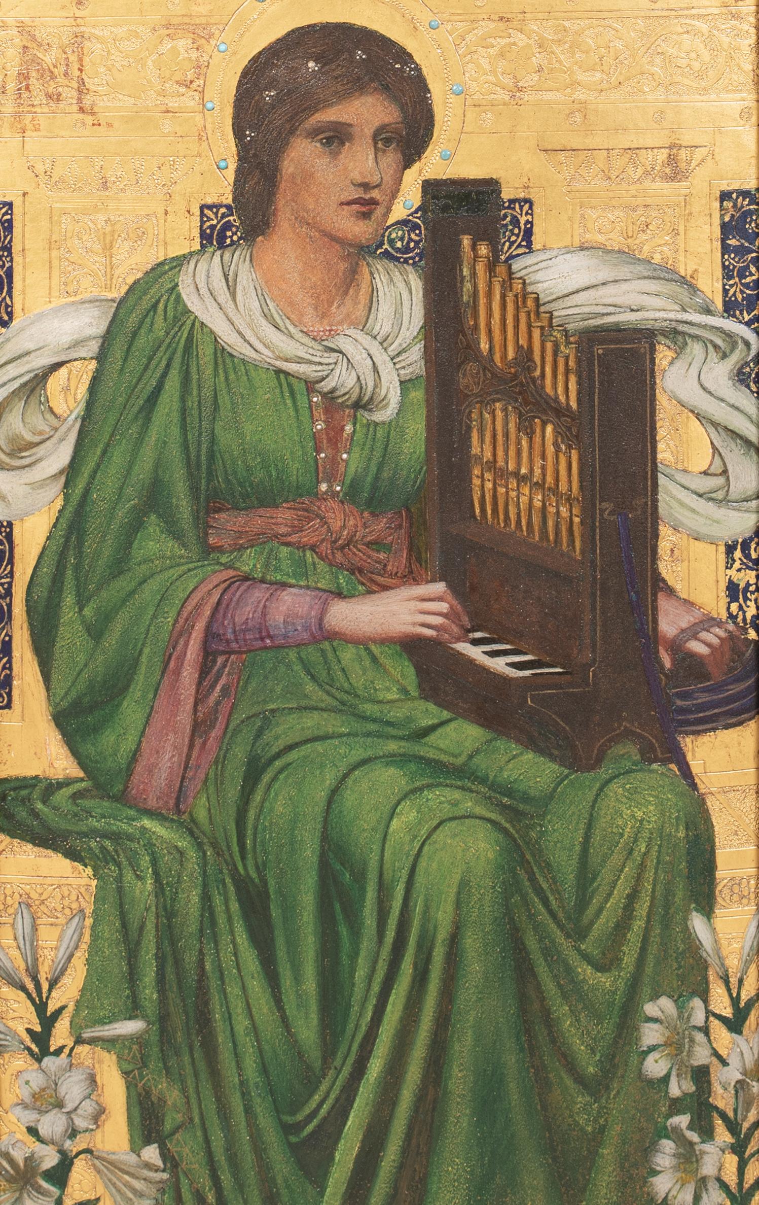 Santa Cecilia, XIX secolo  di KATHERINE MURIEL MASON EADIE, RMS, ARBSA 6