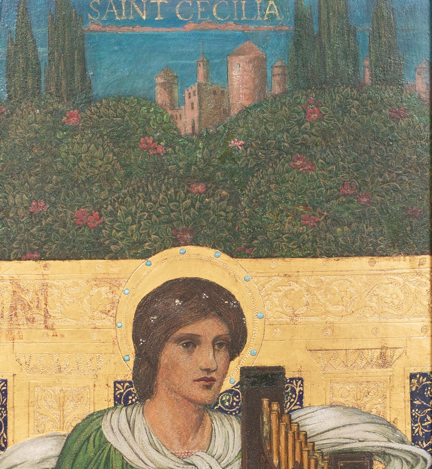 Santa Cecilia, XIX secolo  di KATHERINE MURIEL MASON EADIE, RMS, ARBSA 3