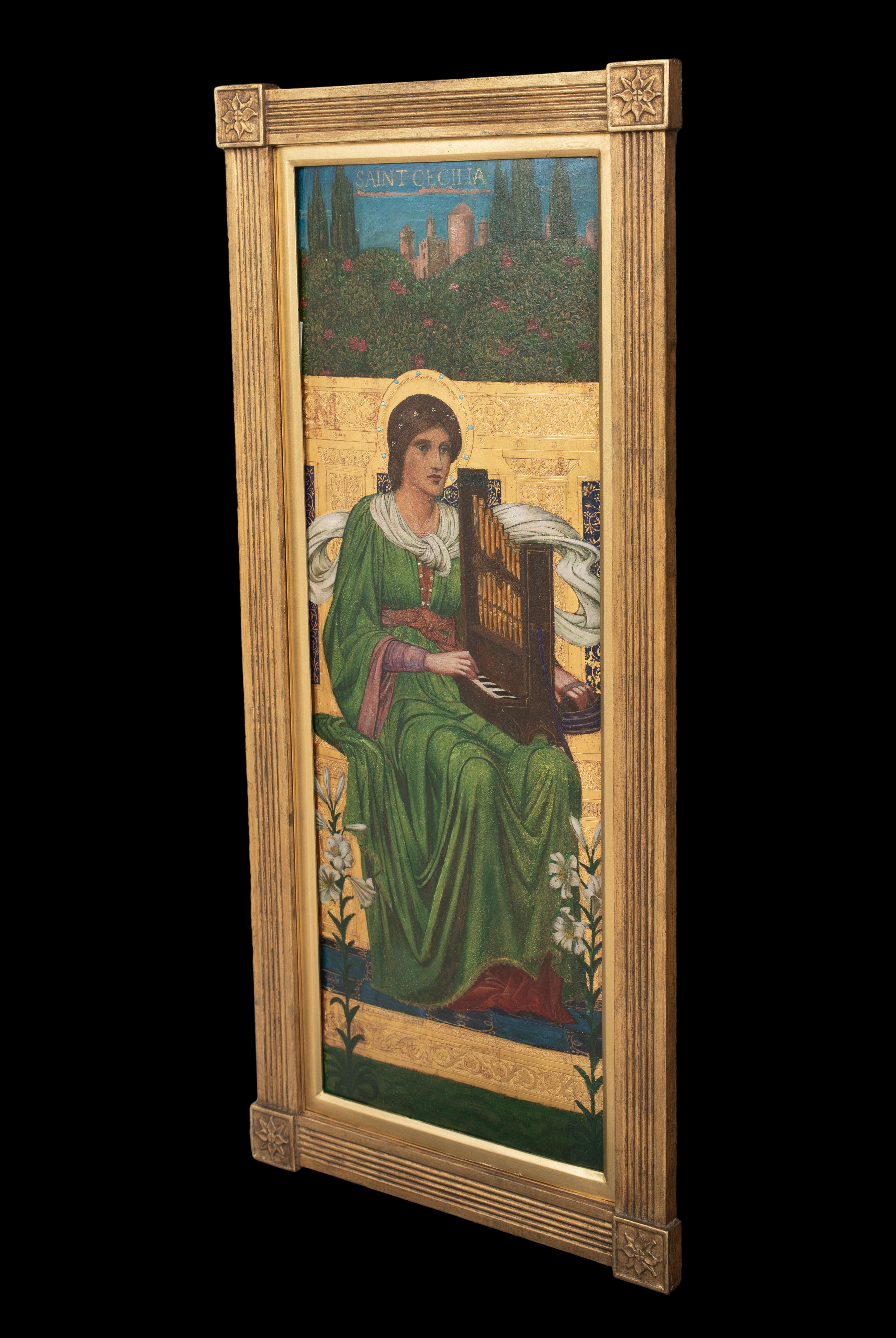 Santa Cecilia, XIX secolo  di KATHERINE MURIEL MASON EADIE, RMS, ARBSA 4