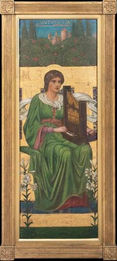 Santa Cecilia, XIX secolo  di KATHERINE MURIEL MASON EADIE, RMS, ARBSA