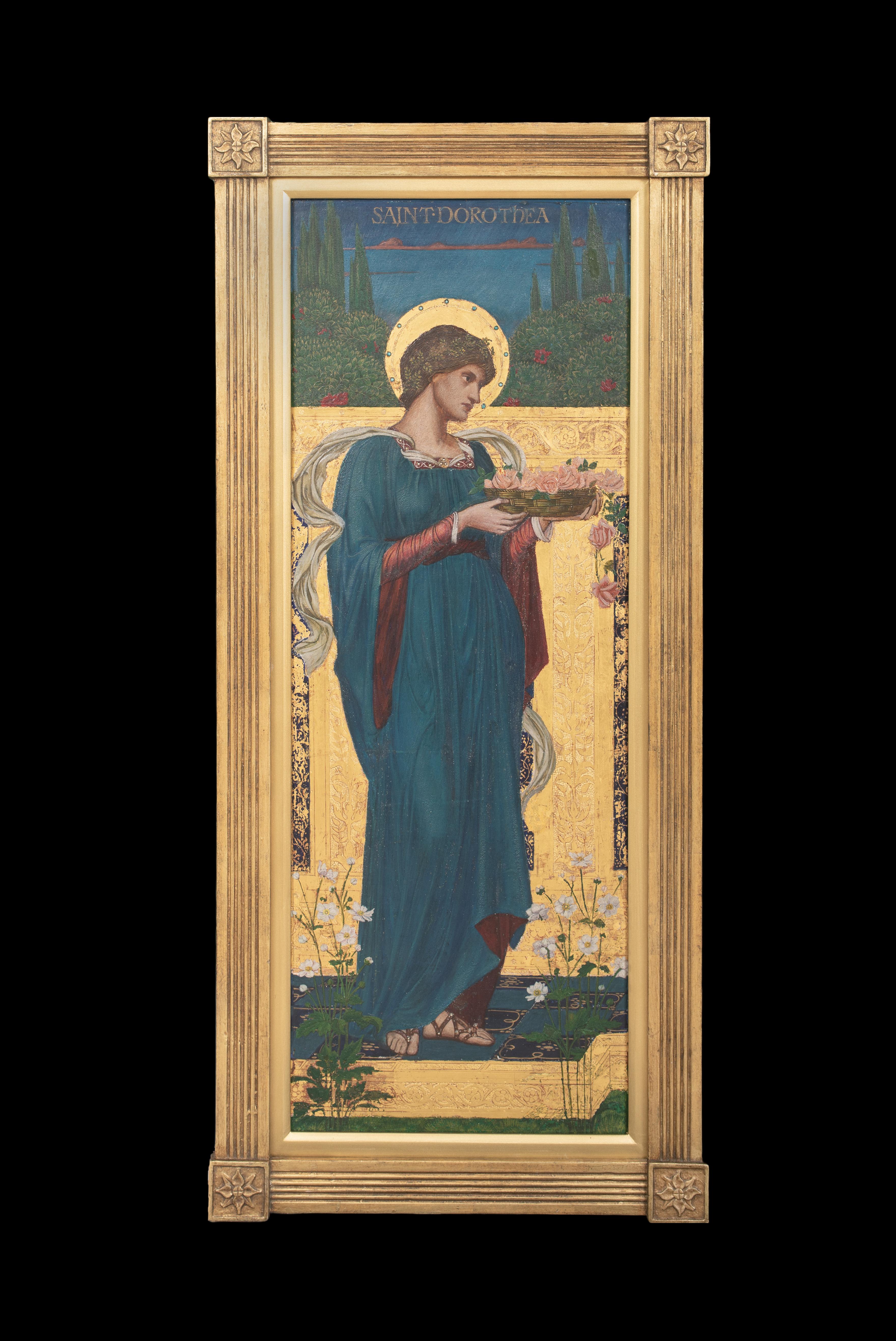 Santa Dorotea, XIX secolo  di KATHERINE MURIEL MASON EADIE, RMS, ARBSA - Painting di Unknown