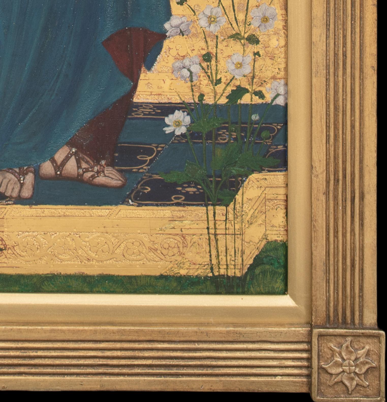 Santa Dorotea, XIX secolo

di KATHERINE MURIEL MASON EADIE, RMS, ARBSA (BRITISH, 1880-1945)

Grande Santa Dorotea preraffaellita del XIX secolo, tempera e oro con gemme incastonate su pannello. Raffigurazione di santa di eccellente qualità e
