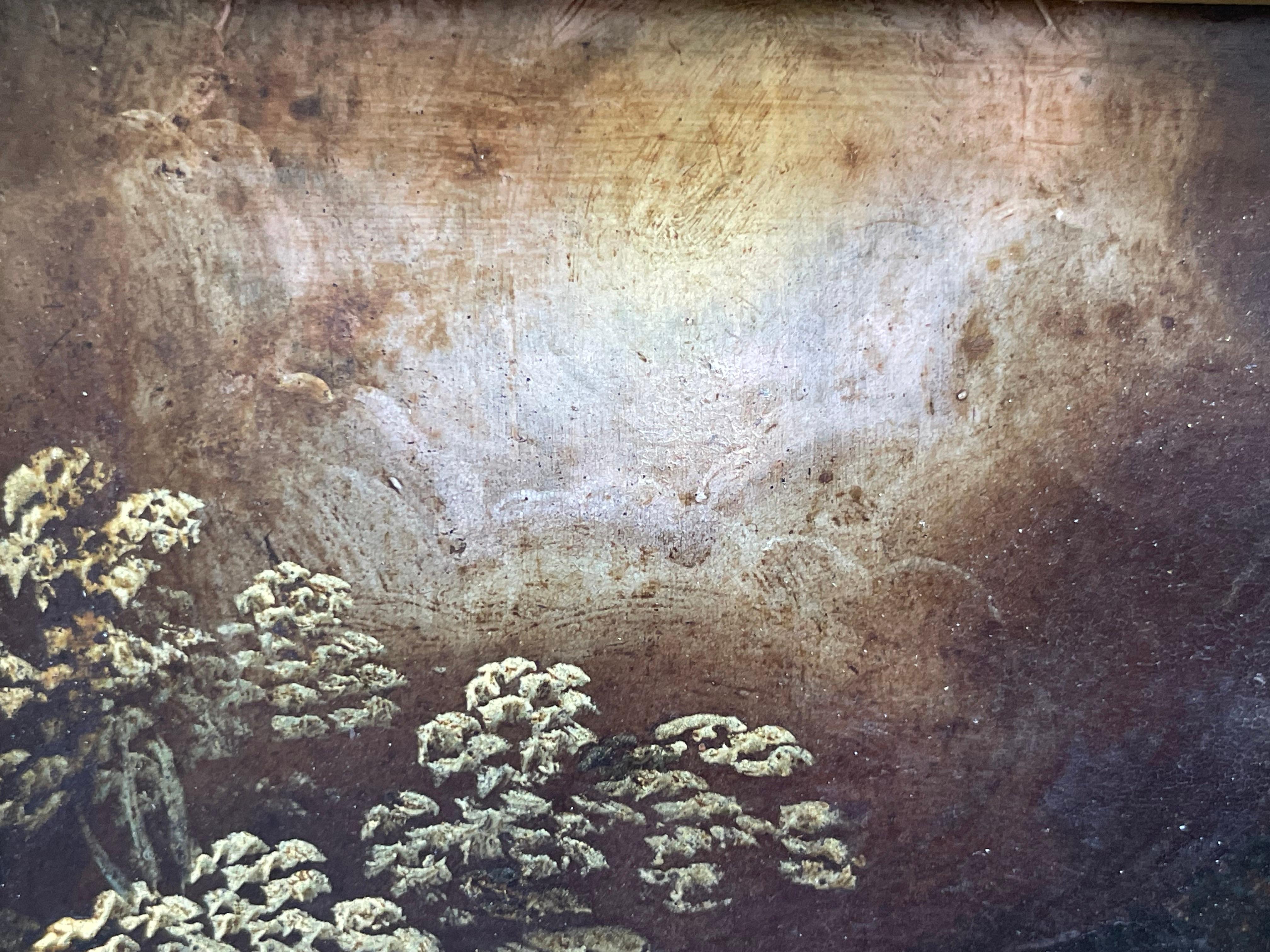San Francesco che riceve le stimmate
Olio su rame, Scuola Flemish, 17th Century in vendita 2