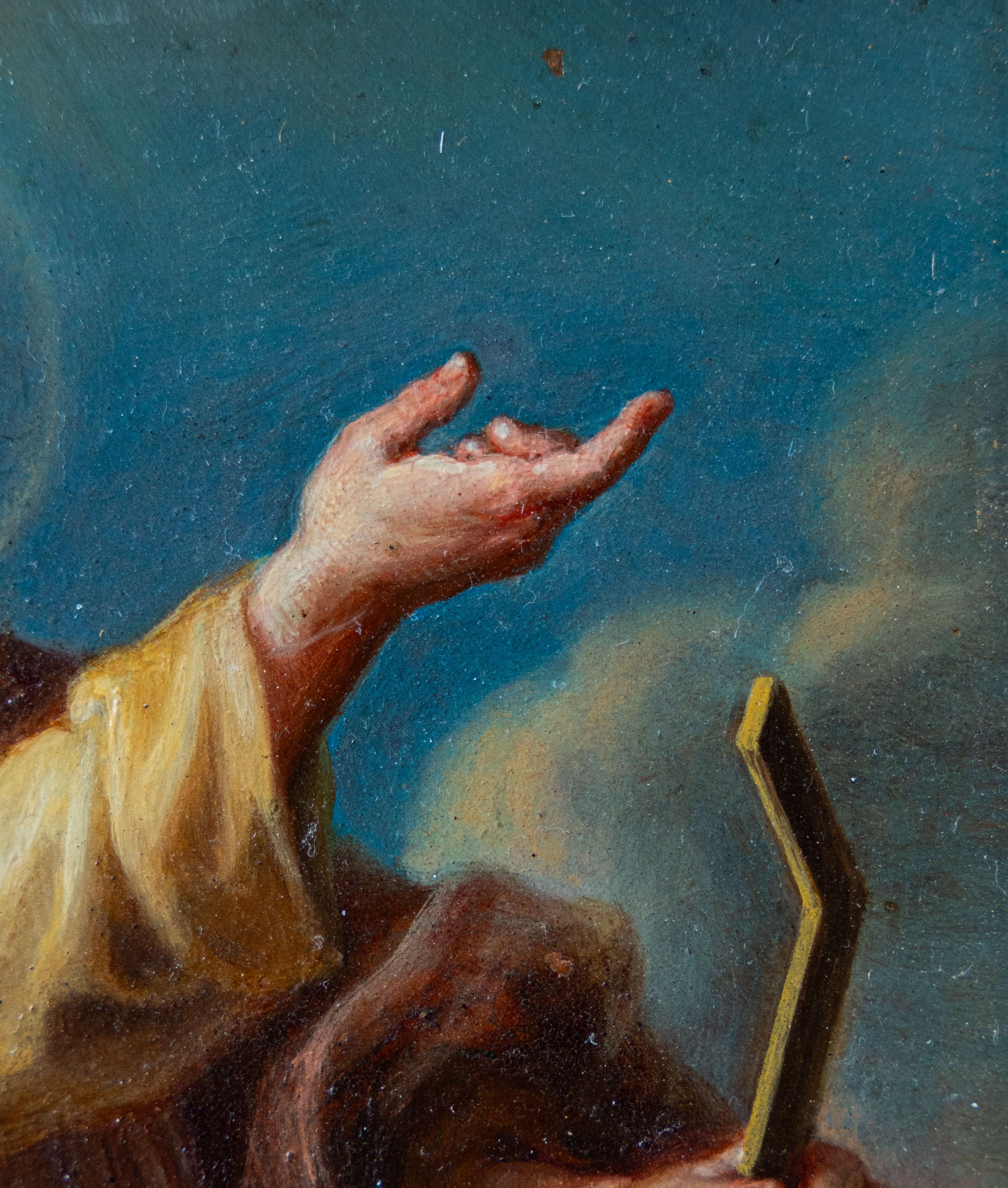 Saint holding a square possibly St Thomas Apostol For Sale 1
