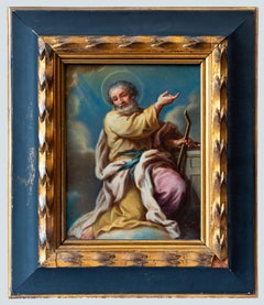 Saint holding a square possibly St Thomas Apostol