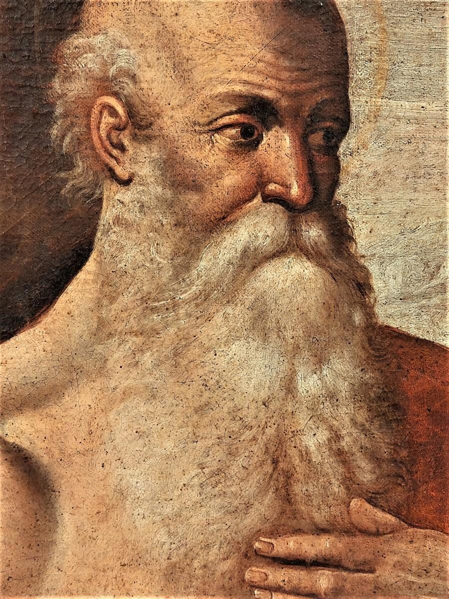 Saint Jerome, 16th-century Venetian master, oil on canvas, 1560 c. 2
